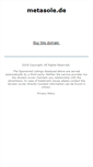 Mobile Screenshot of metasole.de